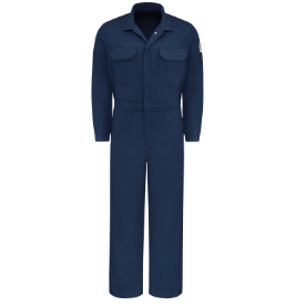 Bulwark Mens Premium 7 oz. 88/12 Lightweight FR Coverall - Navy