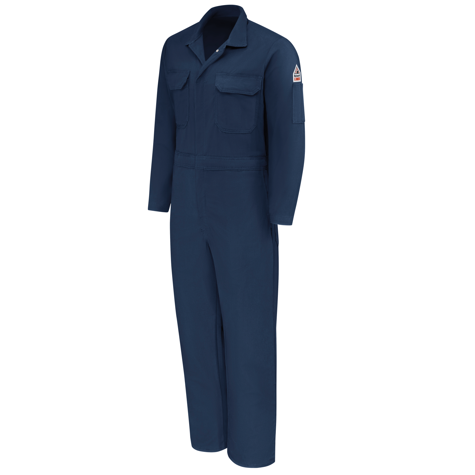 Bulwark Mens Premium 7 oz. 88/12 Lightweight FR Coverall - Navy - CLB2NV-
