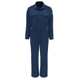 Bulwark Womens Premium 7 oz. 88/12 Lightweight FR Coverall - Navy