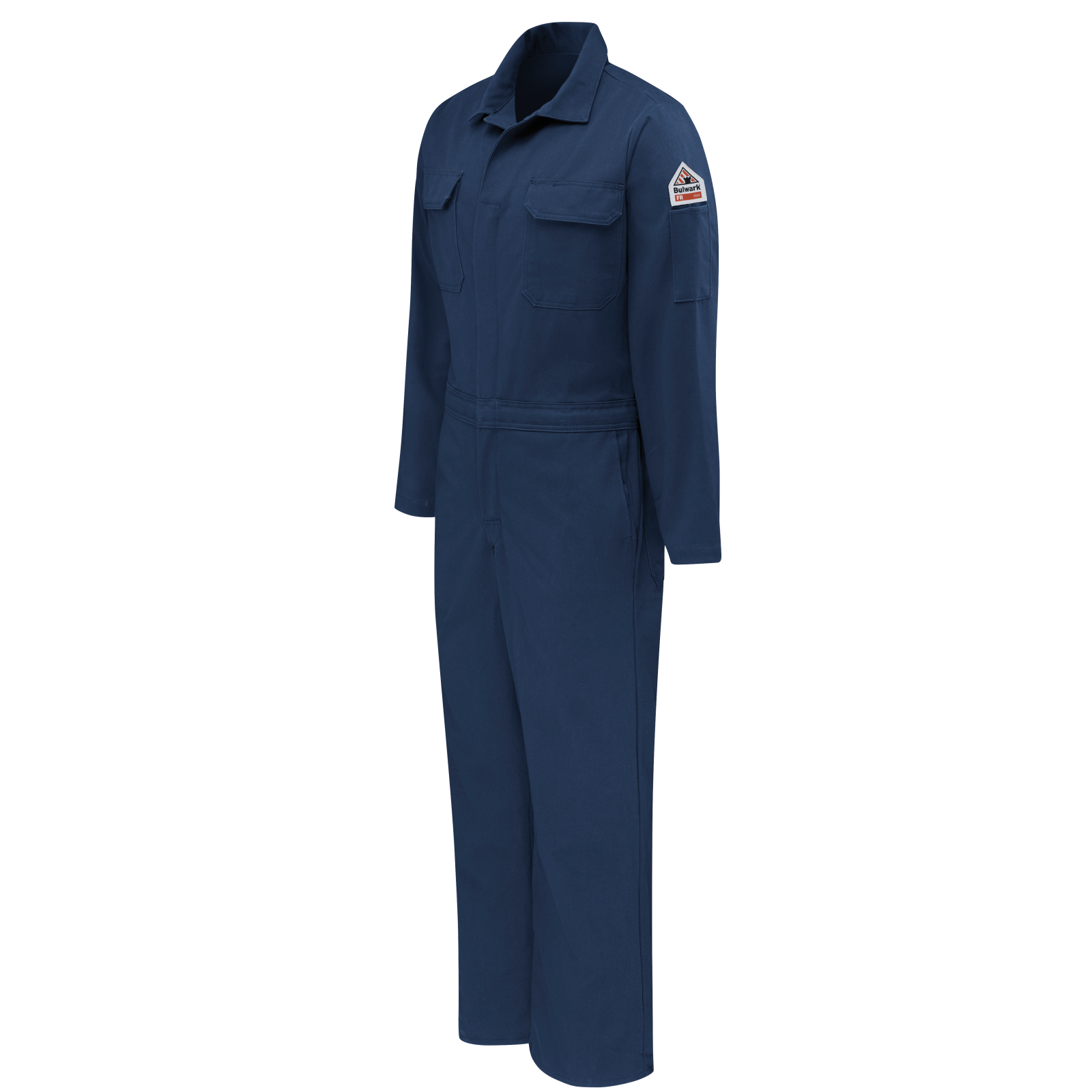 Bulwark Womens Premium 7 oz. 88/12 Lightweight FR Coverall - Navy - CLB3NVNV