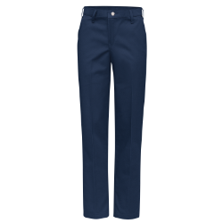 Bulwark Womens 9 oz. Ultrasoft Midweight Excel FR Work Pant - Navy FR,fire,flame,resistant,retardant,women,womens,girl,girls,lady,ladies,pant,pants,uniform,work,dark,navy,blue,midnight