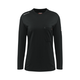 Bulwark Womens Flex Knit Tee - Black