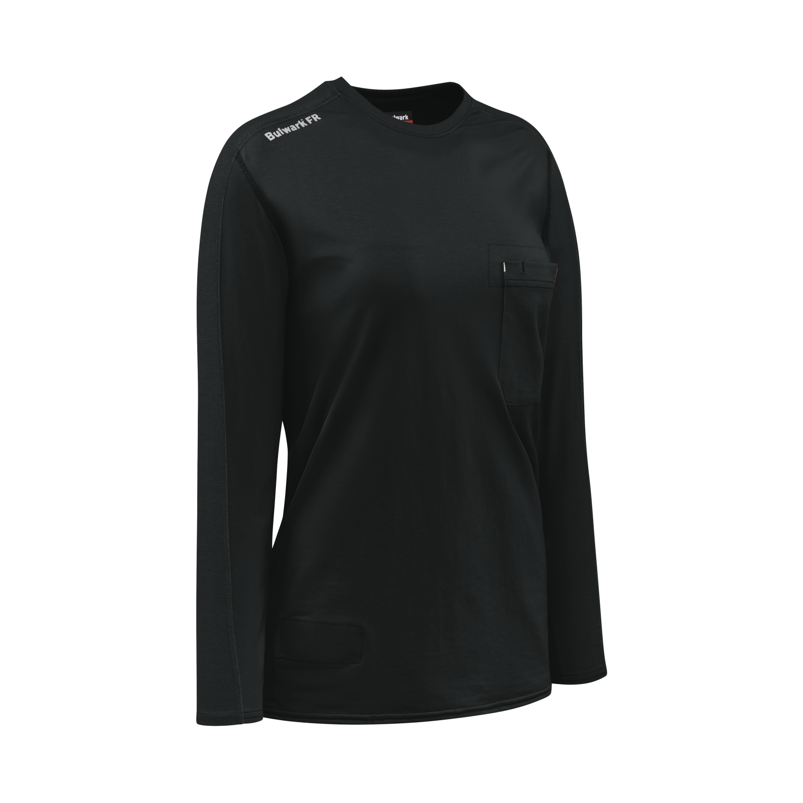 Bulwark Womens Flex Knit Tee - Black - STT3BK-