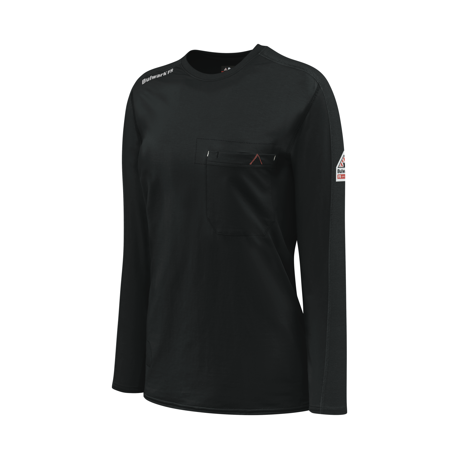Bulwark Womens Flex Knit Tee - Black - STT3BK-
