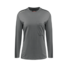 Bulwark Womens Flex Knit Tee - Charcoal