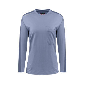 Bulwark Womens Flex Knit Tee - Light Blue