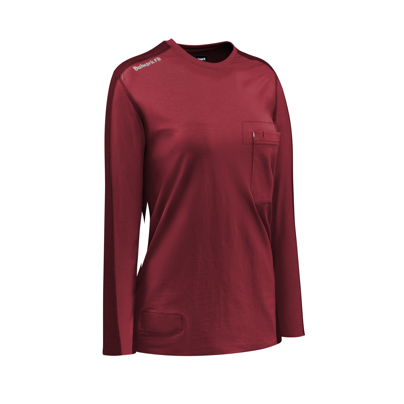 Bulwark Womens Flex Knit Tee - Red - STT3RD-