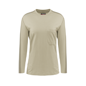 Bulwark Womens Flex Knit Tee - Khaki