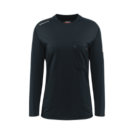 Bulwark Womens Flex Knit Tee - Navy