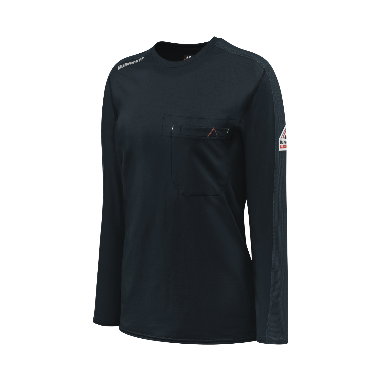 Bulwark Womens Flex Knit Tee - Navy - STT3NV-