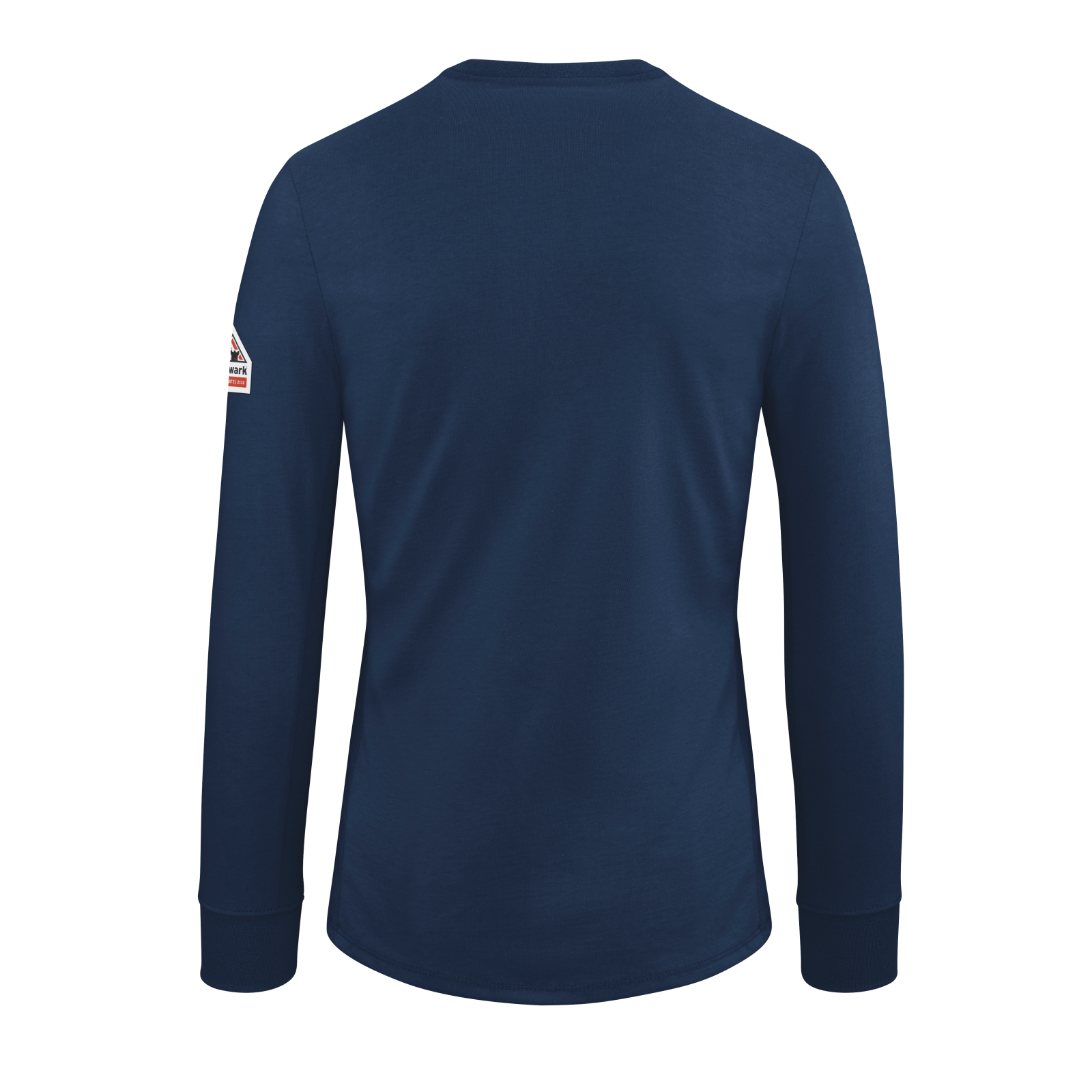 Bulwark Womens Lightweight FR Long Sleeve Henley - Navy - SEL3NV-