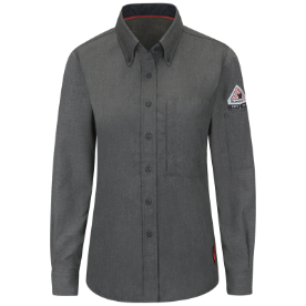 Bulwark Women's iQ Series Comfort Woven Lightweight Shirt - Dark Grey