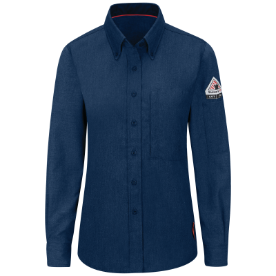 Bulwark Women's iQ Series Comfort Woven Lightweight Shirt - Navy