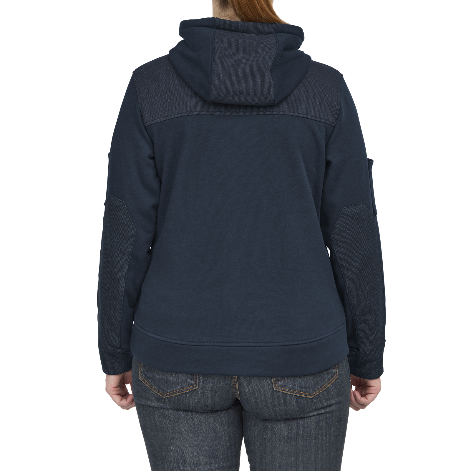 Bulwark Womens FR Fleece Hoodie - Navy - SMM5NV-