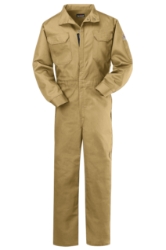 Bulwark Womens FR Premium Nomex Lightweight Coverall - Tan fr,flame,fire,resistant,retardant,women,womens,girl,girls,lady,ladies,coverall,onsie,uniform,blues,overall,tan,beige,khaki,light,sand,brown