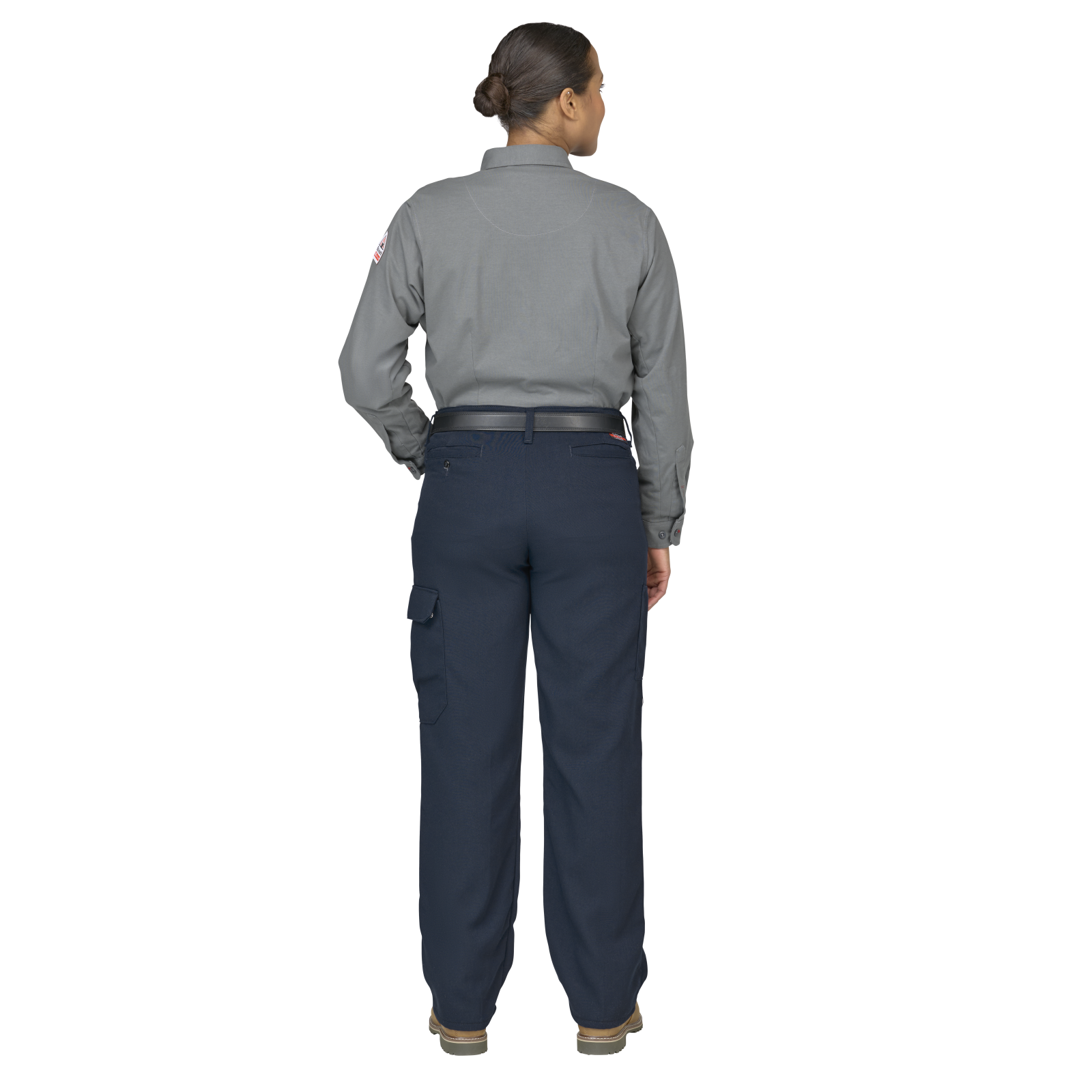Bulwark Womens Lightweight FR Cargo Pant - Navy - PMU3NV-