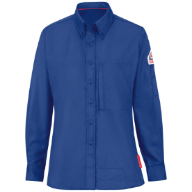 Bulwark Womens iQ Series Lightweight Comfort Woven Shirt - Royal Blue