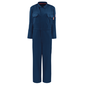 Bulwark Womens iQ Series Midweight Coverall - Navy Blue