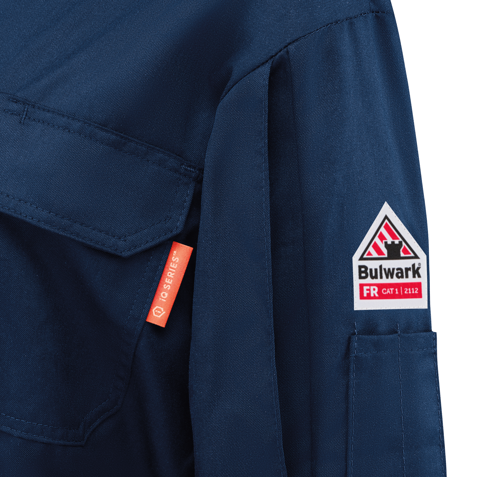 Bulwark Womens iQ Series Midweight Coverall - Navy Blue - QC23NV-