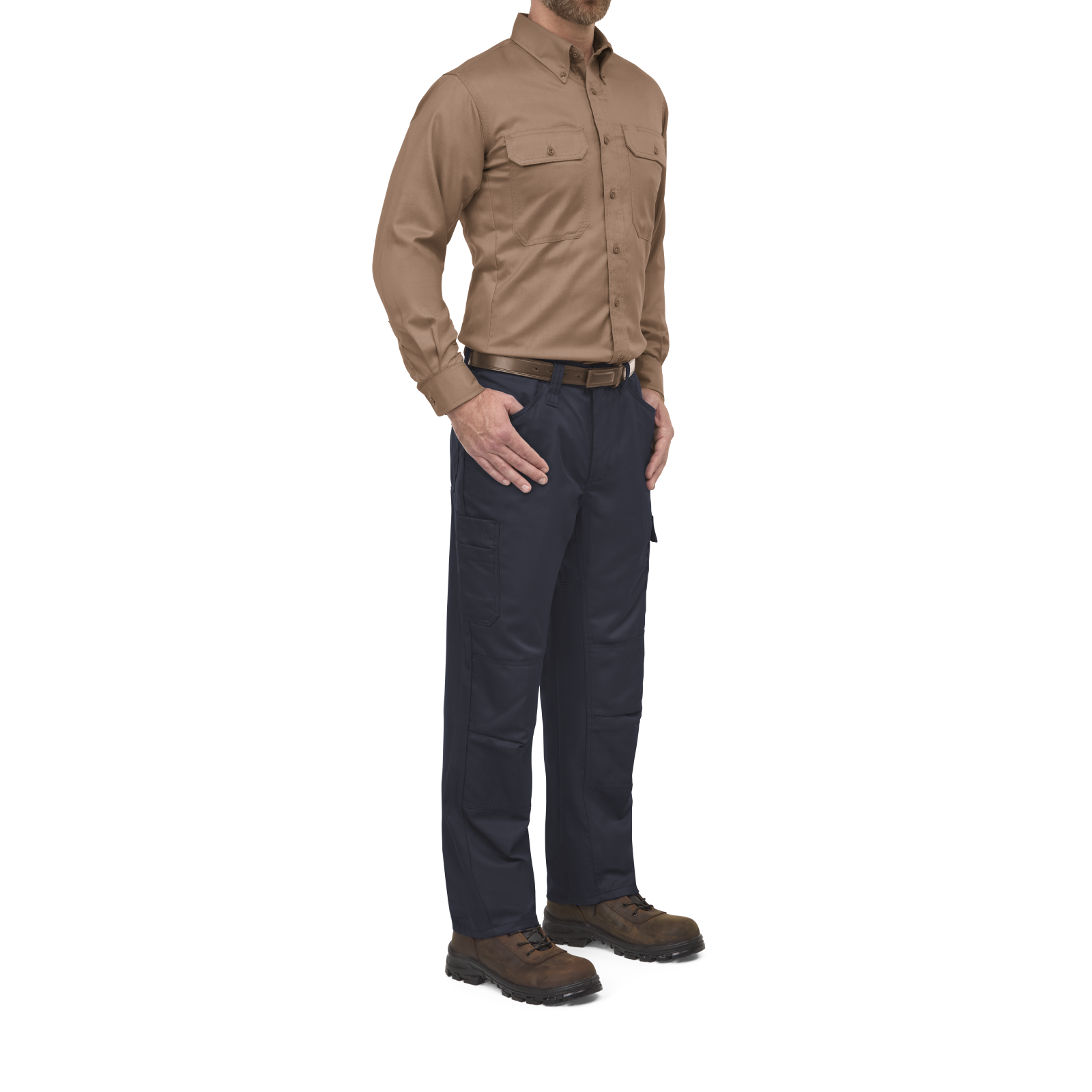 Bulwark Mens iQ Series Lightweight Comfort Woven Pant - Navy - QP16NV-