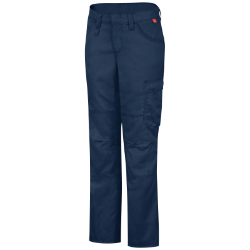 Bulwark Womens iQ Series Lightweight Comfort Pant - Navy FR,fire,flame,resistant,retardant,women,womens,girl,girls,lady,ladies,pant,pants,uniform,work,dark,navy,blue,midnight