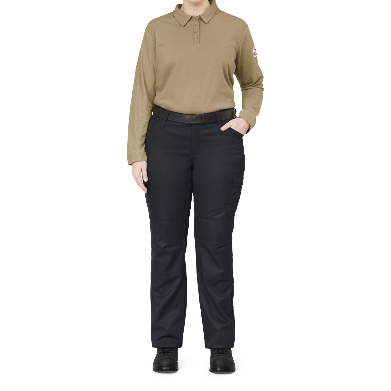 Bulwark Womens iQ Series Lightweight Comfort Pant - Navy - QP17NV-