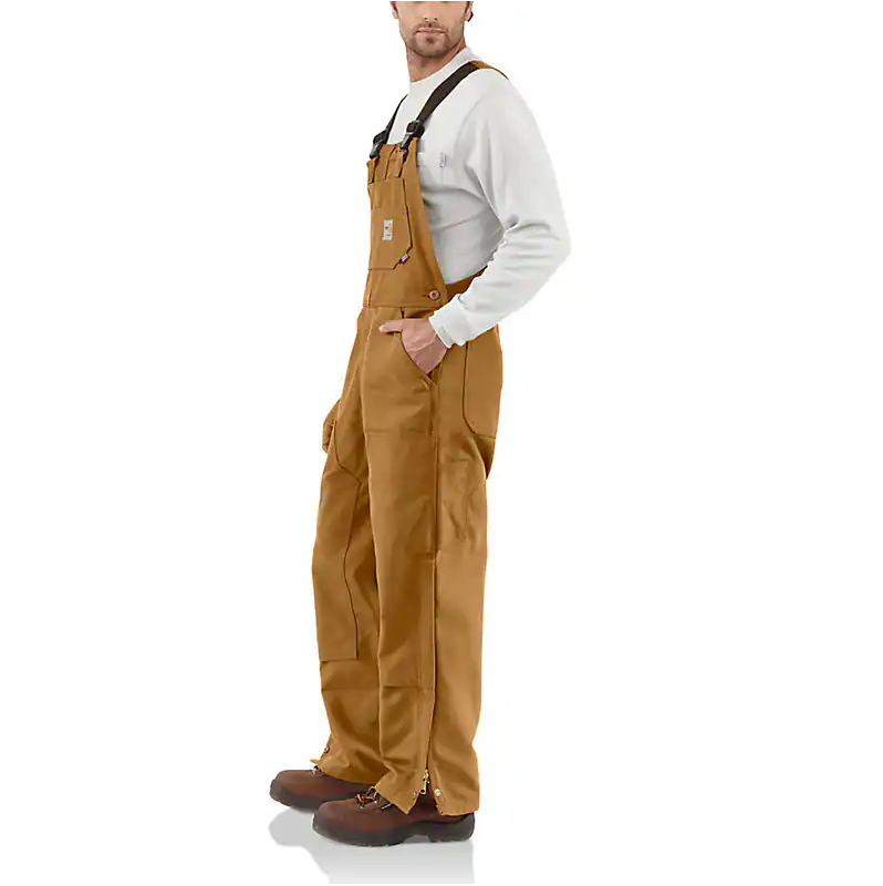 Carhartt Men's FR Duck Bib Overall/Unlined - Carhartt Brown - 101627-211-