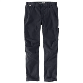 Carhartt Mens FR Force Relaxed Fit Ripstop Utility Work Pant - Deep Navy