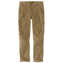 Carhartt Mens FR Force Relaxed Fit Ripstop Utility Work Pant - Klondike Khaki FR,flame,resistant,retardant,bottoms,men,boy,mens,boys,pant,pants,uniform,work,khaki,tan,beige,brown,light,dark