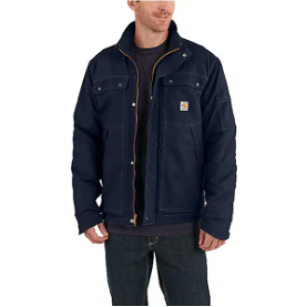 Carhartt Men's FR Full Swing Quick Duck Coat - Dark Navy