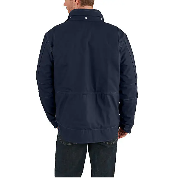 Carhartt Men's FR Full Swing Quick Duck Coat - Dark Navy - 107617-410-