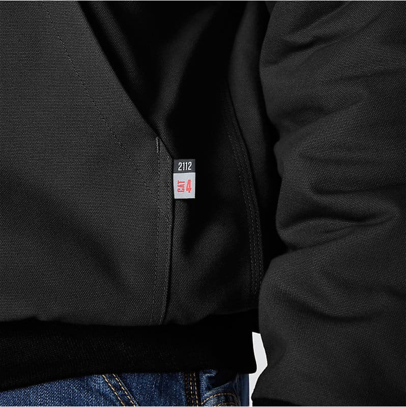 Carhartt Men's FR Loose Fit Duck Insulated Active Jacket - Black - 107076-BLK-