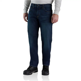 Carhartt Mens FR Relaxed Straight Rugged Flex Jean - Midnight Indigo