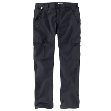 Carhartt Mens FR Force Relaxed Fit Ripstop Cargo Work Pant - Deep Navy FR,flame,fire,resistant,retardant,men,boy,mens,boys,pant,pants,uniform,work,dark,blue,navy,midnight