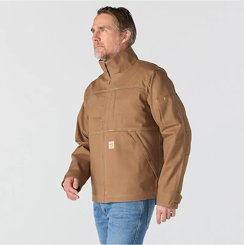 Carhartt Mens FR Quick Duck Jacket - Brown - 107618-BRN-