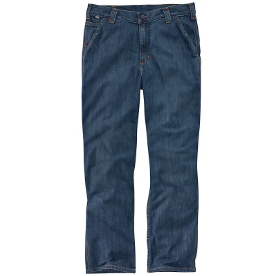 Carhartt Mens FR Relaxed Straight Force Rugged Flex Dungaree Jean - Boulder
