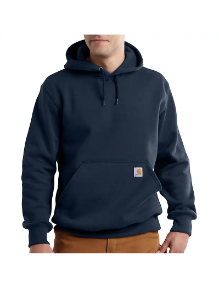 Carhartt Mens Rain Defender Loose Fit Heavyweight Hoodie - Navy men,mens,mens,boy,boys,hoodie,winterwear,jacket,pullover