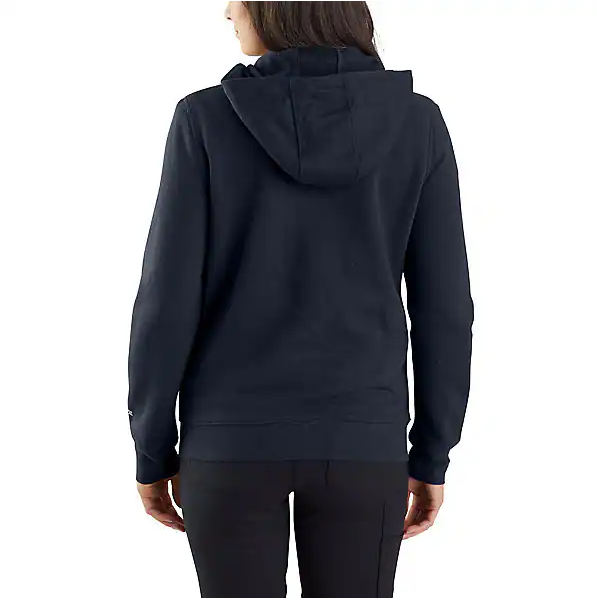 Carhartt Women's FR Force Relaxed Fit Midweight Hooded Zip-Front Sweatshirt - Navy - 105284-I26-