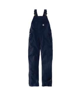 Carhartt Women's Flame-Resistant Rugged Fit Duck Bib Overall - Dark Navy