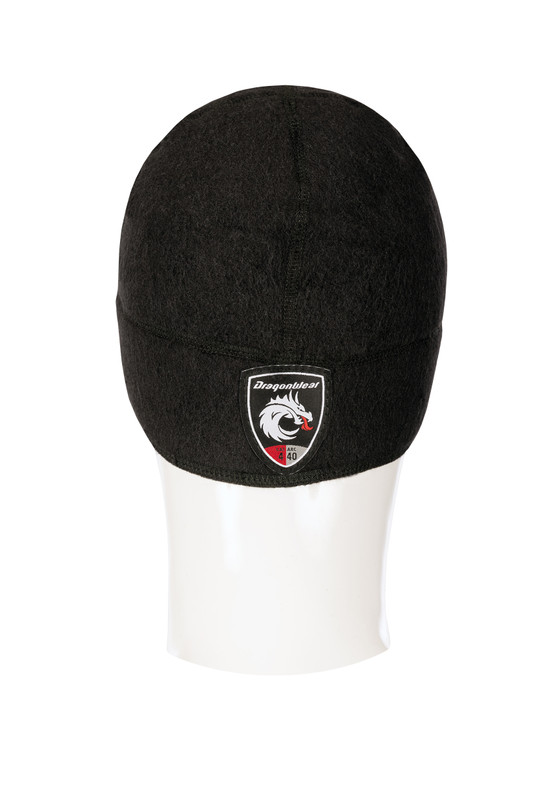 Dragonwear Mens Big Chill Super Fleece FR Beanie - Black - 303510-7499