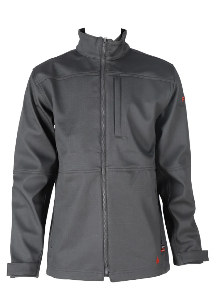 Forge FR Mens FR Ripstop Jacket - Grey - MFRTJ01-0038-