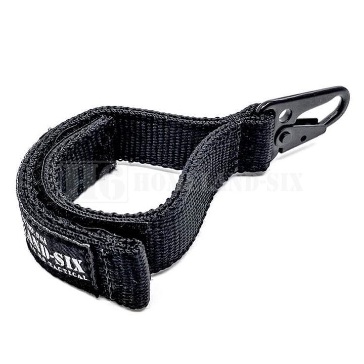 Homeland6 Radio Strap Kit - IdentiFire Glow & Reflective Silver - Black - H6-IDENTIFIRE RADIO STRAPW/GLOW KIT