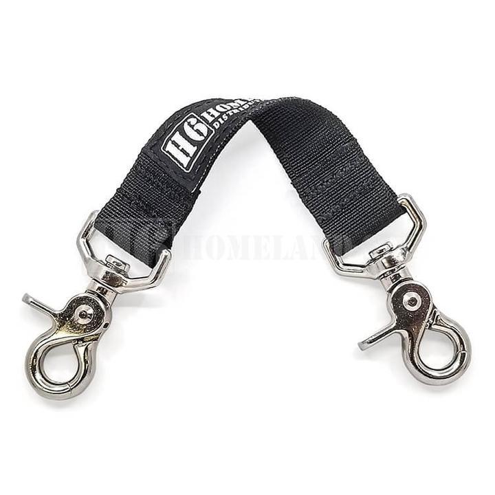 Homeland6 Radio Strap Kit - IdentiFire Glow & Reflective Silver - Black - H6-IDENTIFIRE RADIO STRAPW/GLOW KIT