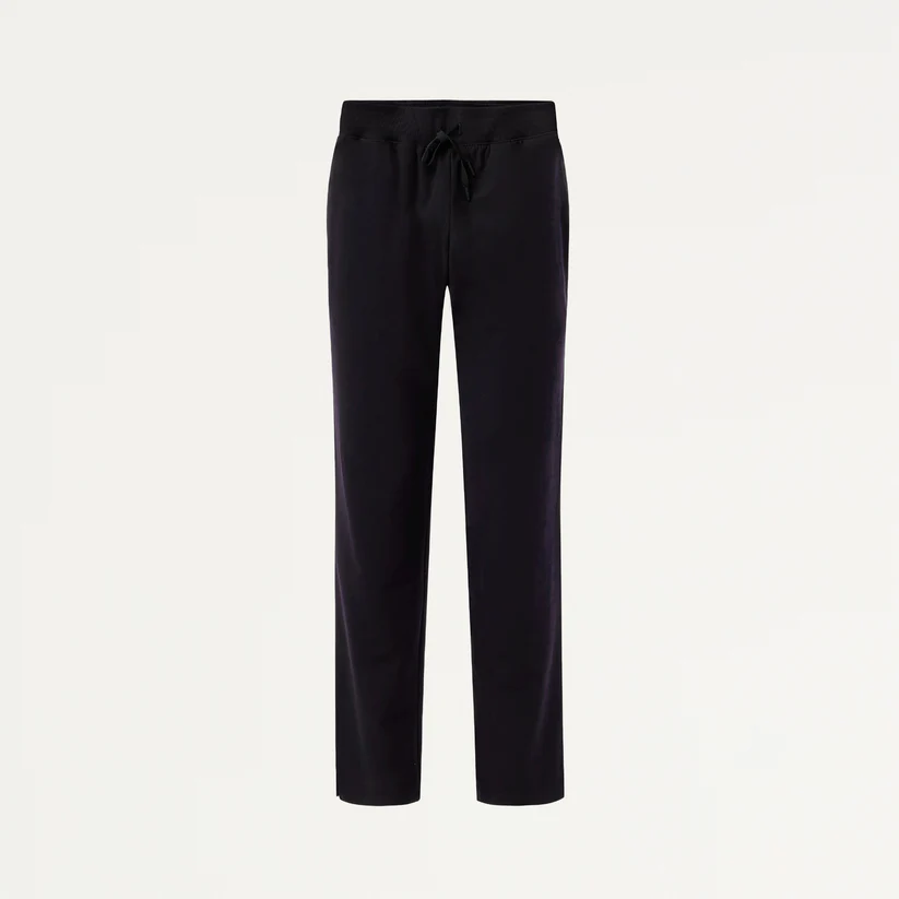 Jaanuu Women's Essential Knit-Waist Scrub Pant - Black - W20001-BK-