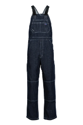 Lapco Mens 13 oz FR Bib Overall - Denim fr,flame,resistant,fire,retardant,winterwear,outerwear,men,mens,boy,boys,warm,cold,weather,bib,bibs,overall,overalls,dark,blue,navy,denim,light,indigo