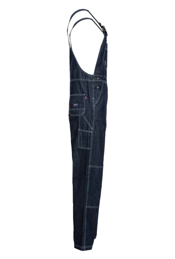 Lapco Mens 13 oz FR Bib Overall - Denim - B13FRDN-