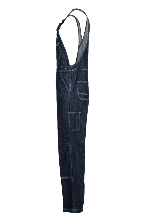 Lapco Mens 13 oz FR Bib Overall - Denim - B13FRDN-