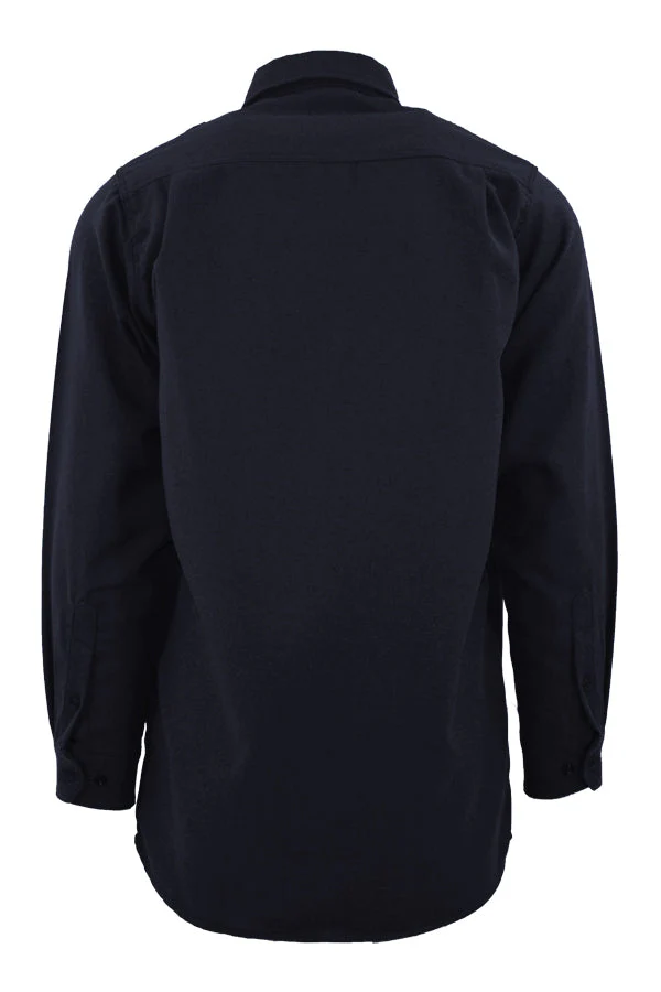 Lapco Mens Button Down FR DH Uniform Shirt - Navy - DHS6NY-