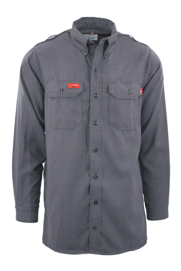 Lapco Men's FR 5.5oz DH Air Uniform Shirt - Gray