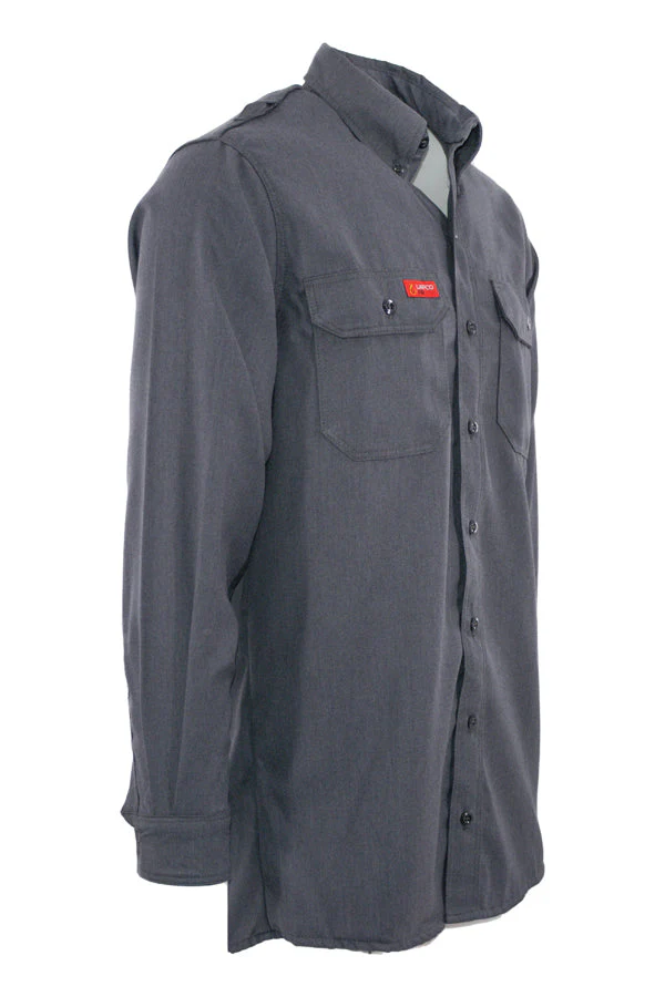 Lapco Men's FR 5.5oz DH Air Uniform Shirt - Gray - DHS5GY-